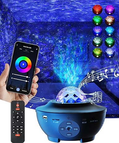 Blaze™ Galaxy Ocean Light Projector – بروجكتر ضوء المجرة والمحيط