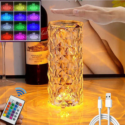 Blaze™LED Crystal Table Lamp